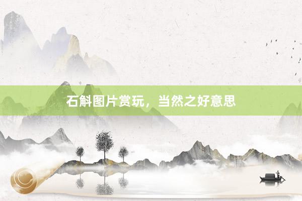 石斛图片赏玩，当然之好意思